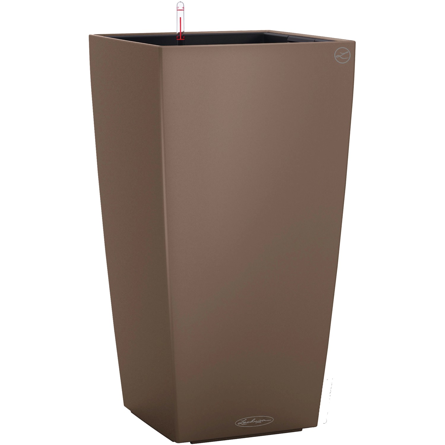 Lechuza Květináč Cubico Color 30 cappuccino, 565 x 295 x 295 mm