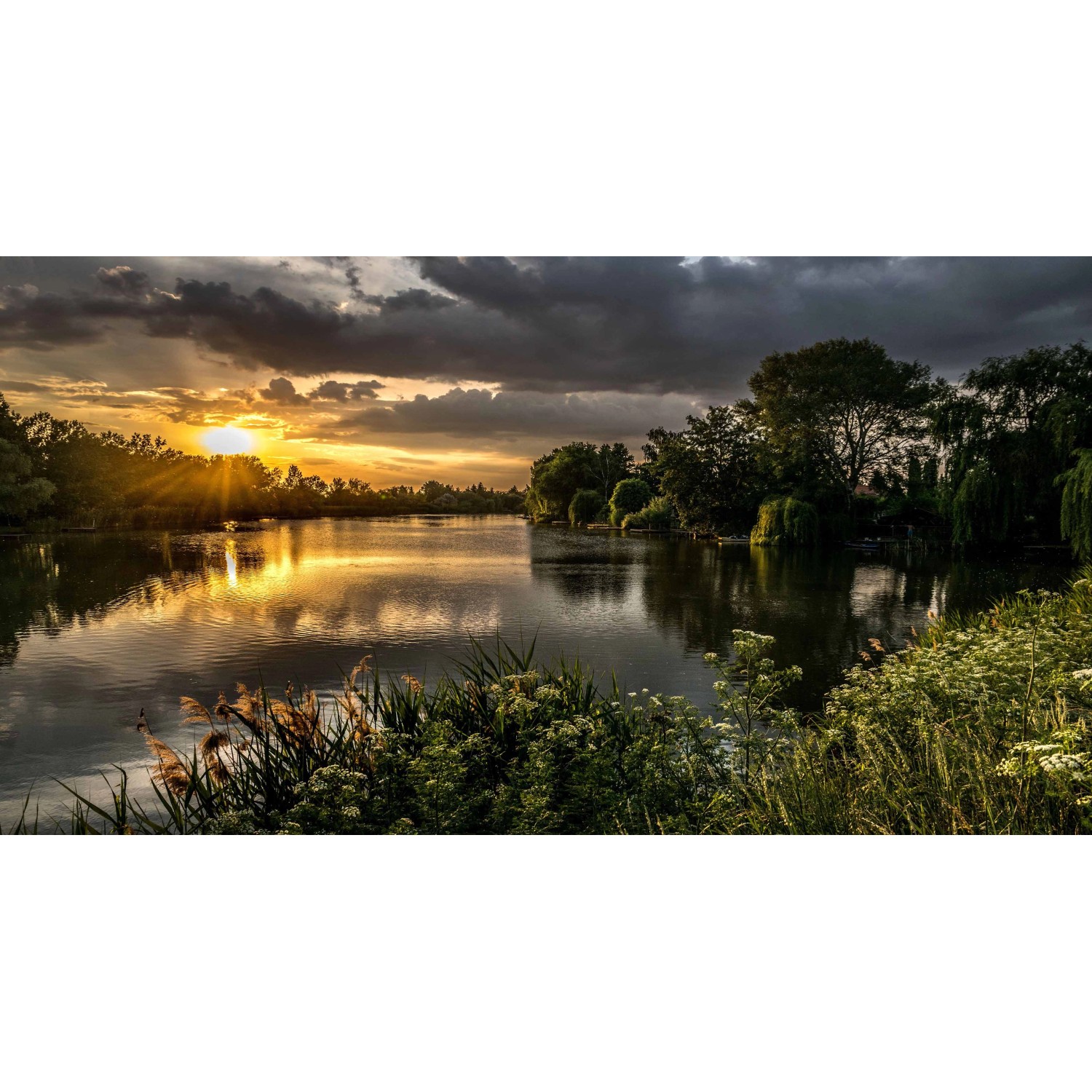 Bondecor Obraz, tištěné plátno Slunce 80 x 150 cm