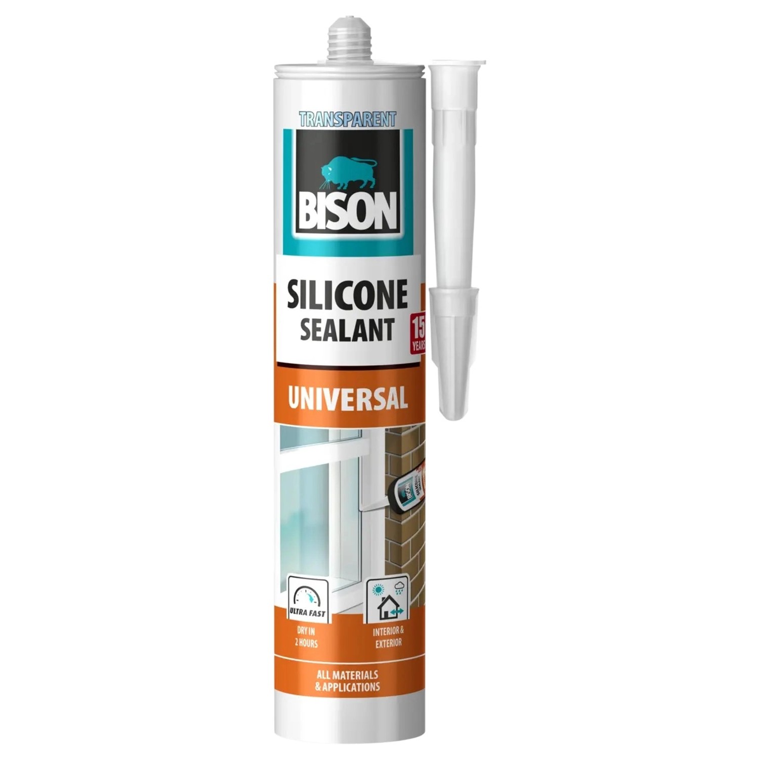BISON Univerzální silikon čirý, 280 ml