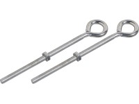 LUX-TOOLS Upínací šroub s okem pozinkovaná ocel, 2 ks, M6 x 150 mm