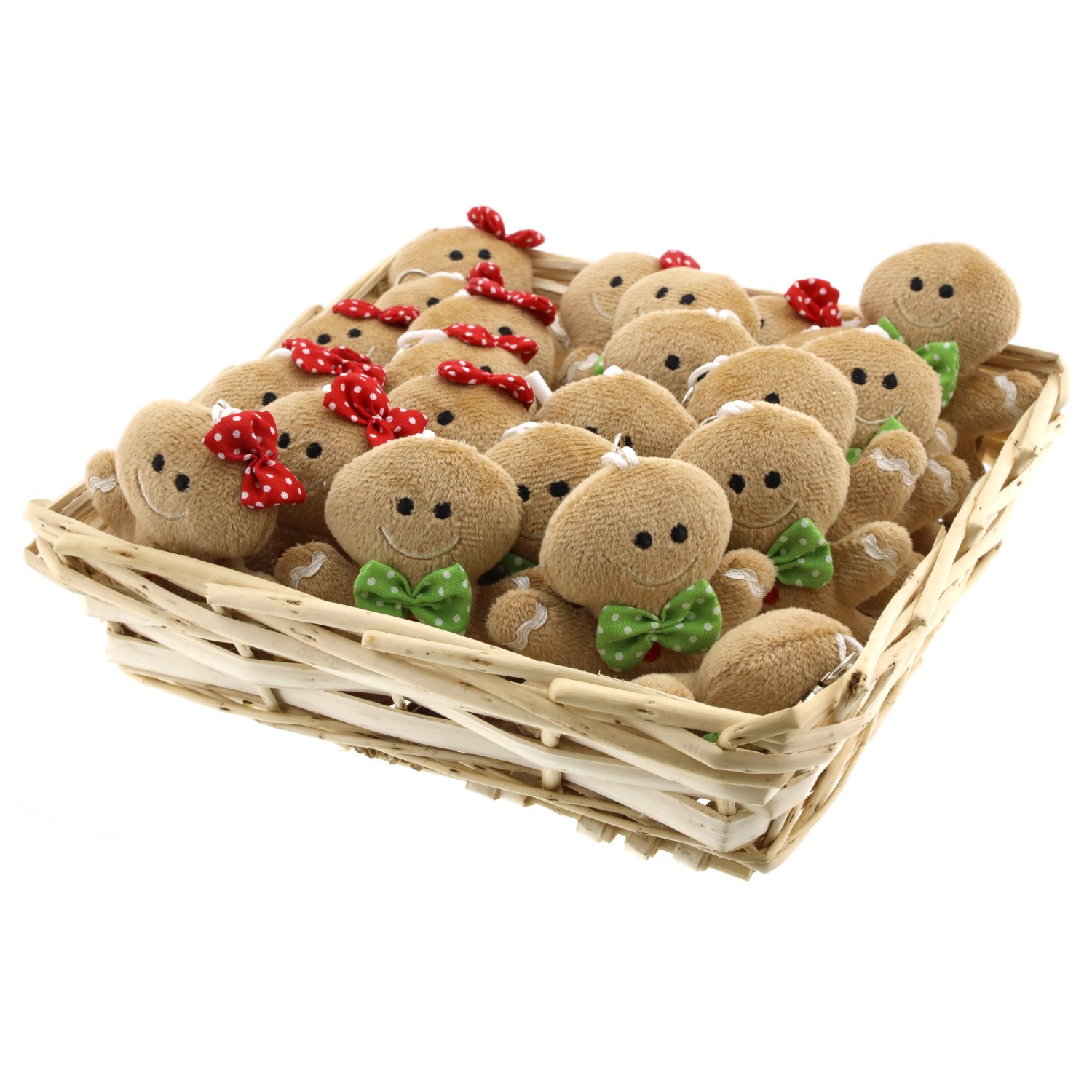 GEROMA Závěsná vánoční dekorace perníček textilní různé druhy 8 cm, 1 ks