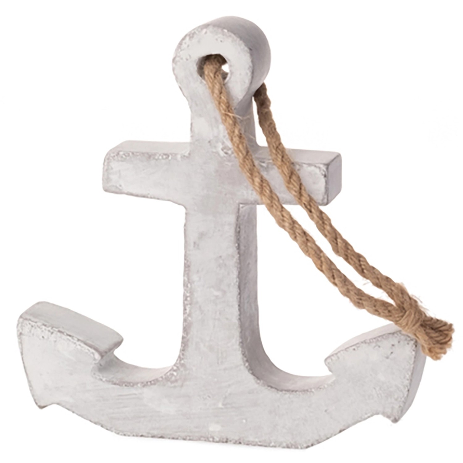 Dekorativní figurka kotva betonová 17 x 3,5 x 16,5 cm