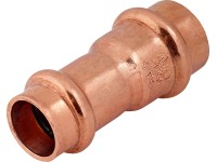 Lisovací redukční nátrubek měděný, pr. 18 mm x 15 mm, 1 ks Lisovací redukční nátrubek měděný, pr. 18 mm x 15 mm, 1 ks