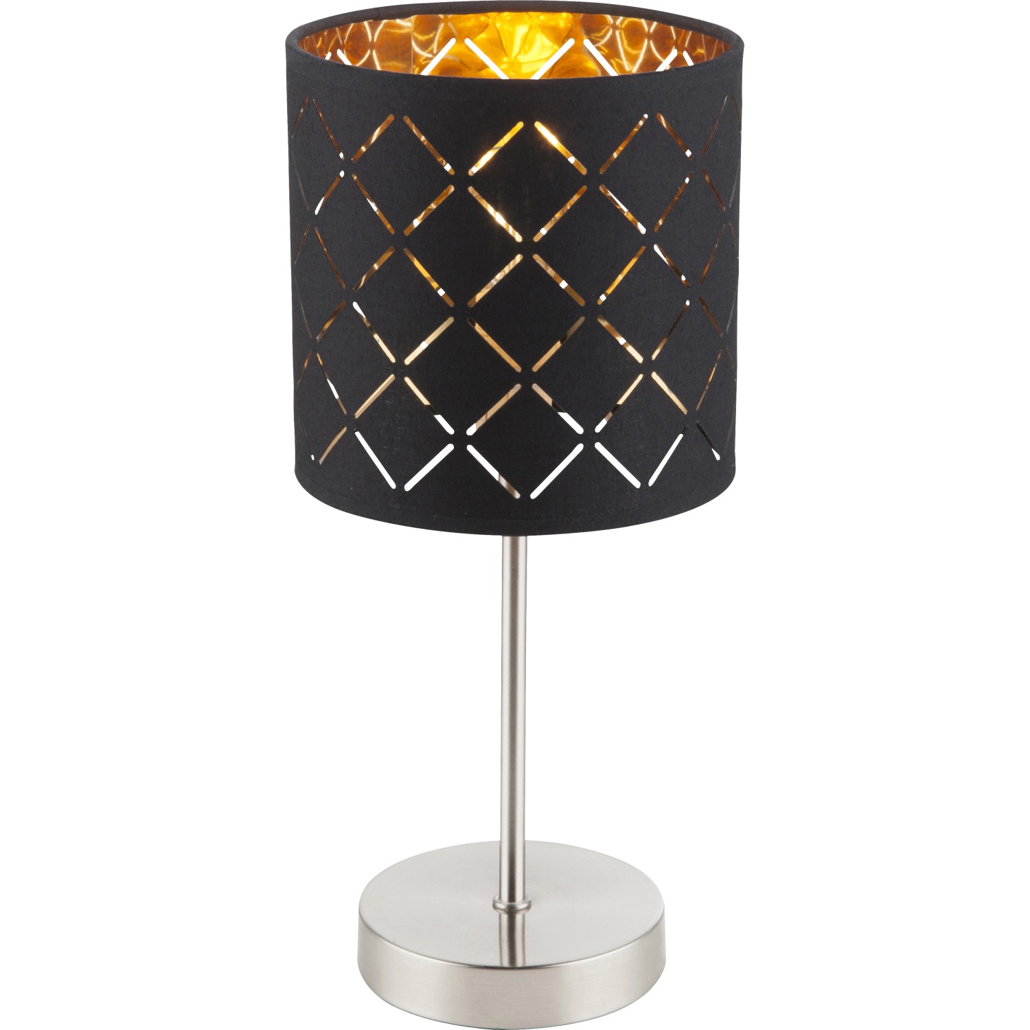 Globo Stolní svítidlo Clarke černé/zlaté 1bodové pr. : 15 cm