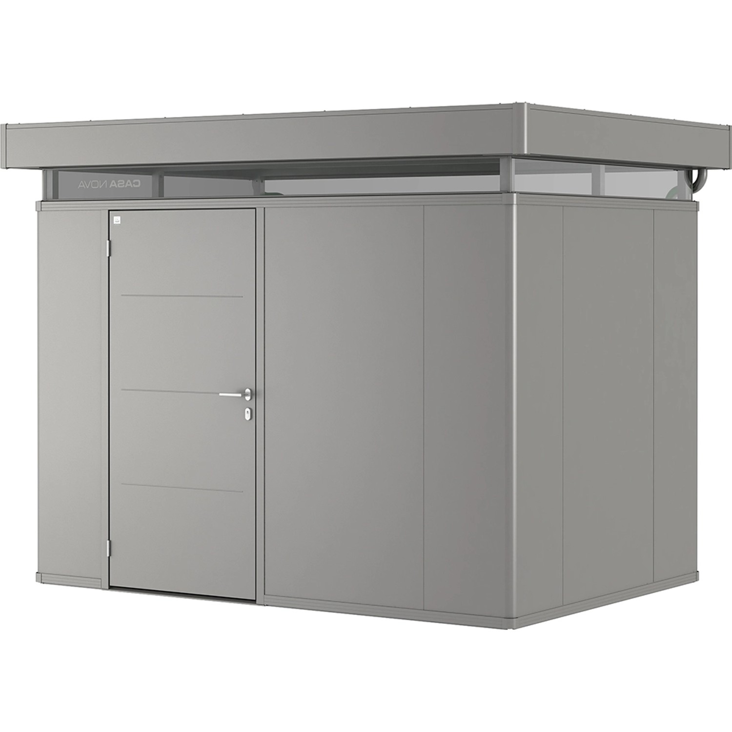 Biohort Plechový zahradní domek CasaNova 3 x 2 křemenově šedá, 230 x 330 cm, L