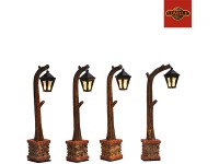 Luville Dřevěné pouliční lucerny, 4 ks