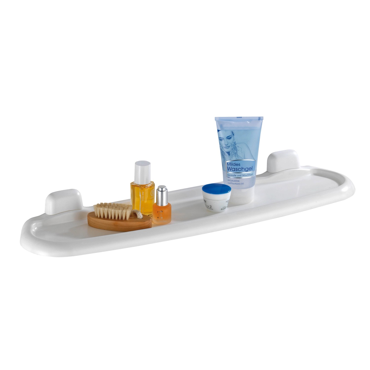 Koupelnová polička PURE, univerzální, WENKO 17943100 bílá