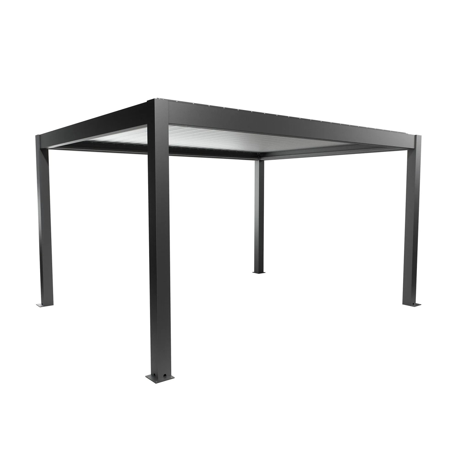 Biohort Pergola 4,5 x 3,5 tmavě šedá/stříbrná 460 x 367,5 cm