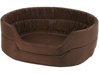 Olala Pets Pelíšek pro psy a kočky Agga LOW Č. 1, hnědá, 41 x 34 x 14 cm