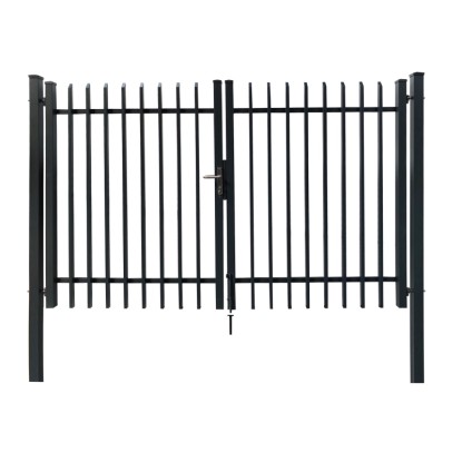 Floraworld Dekorativní dvoukřídlá branka Porto k zabet. antracit 300 x 180 cm