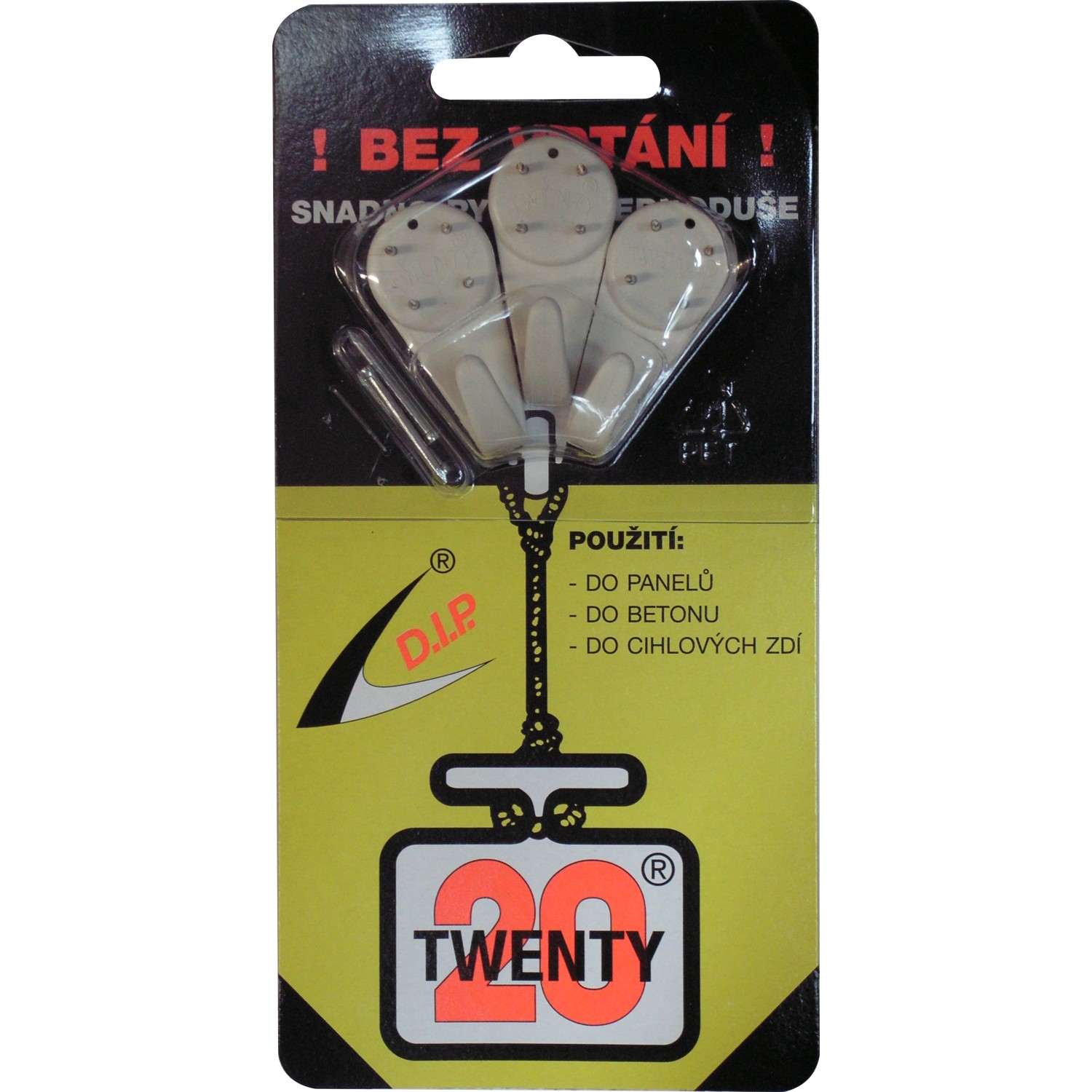 Twenty háček – Maxi - 3 ks v blistru