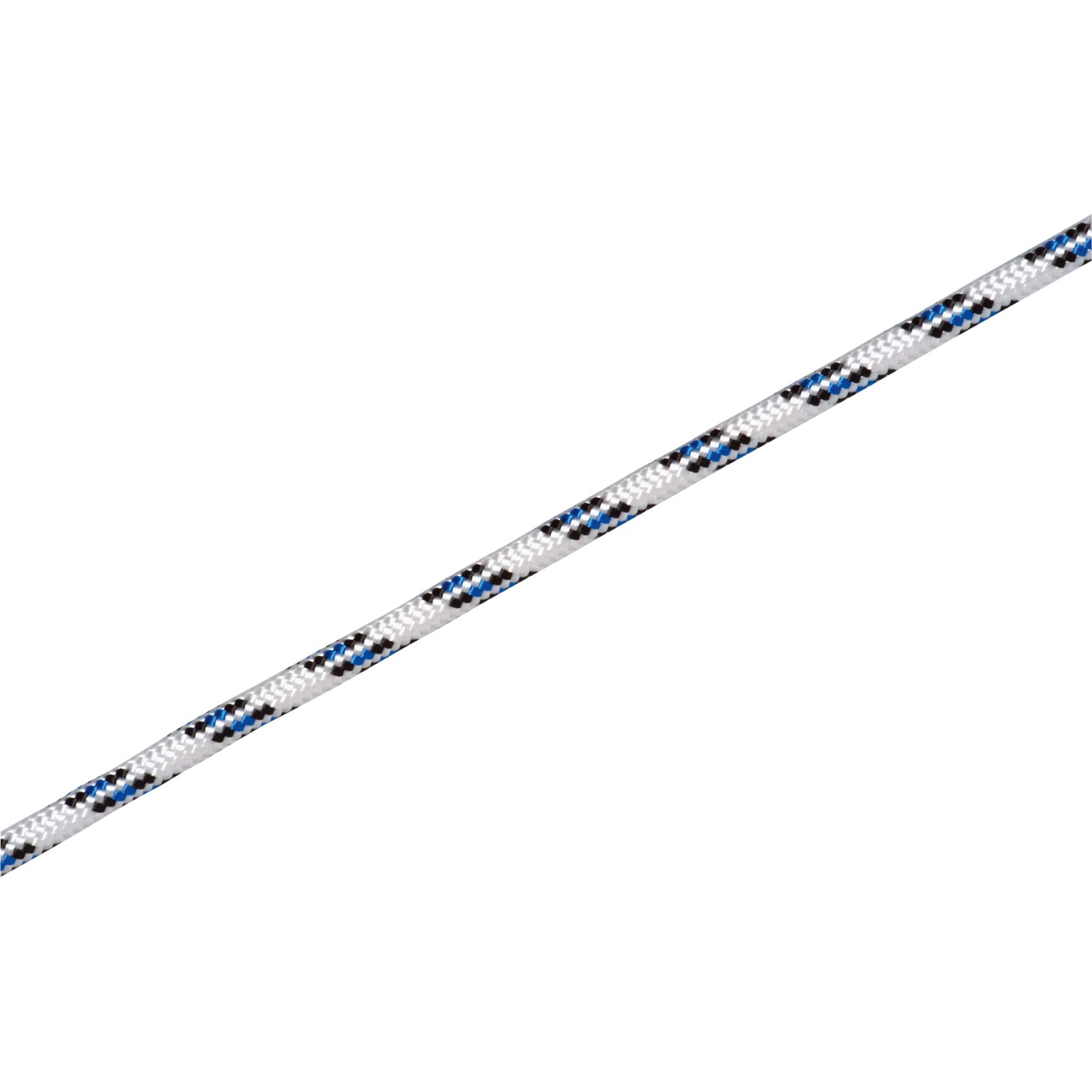 LUX Polypropylenové lano pletené bílo-modro-černé, pr. 10 mm - metráž