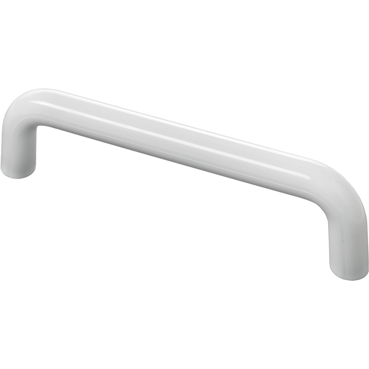 Hettich Nábytkový úchyt, plastový, bílý, 12 mm x 105 mm x 28 mm