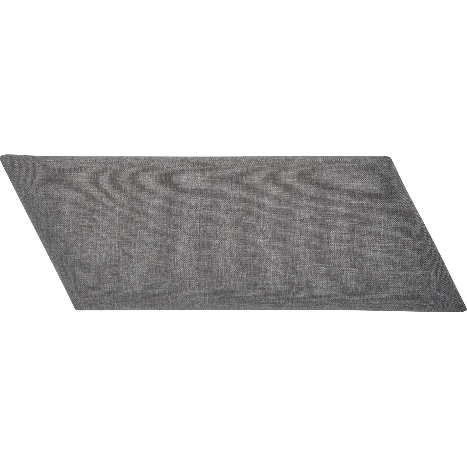 Nástěnný polstr Diamant pravý 30 cm x 15 cm tmavě šedý strukturovaný