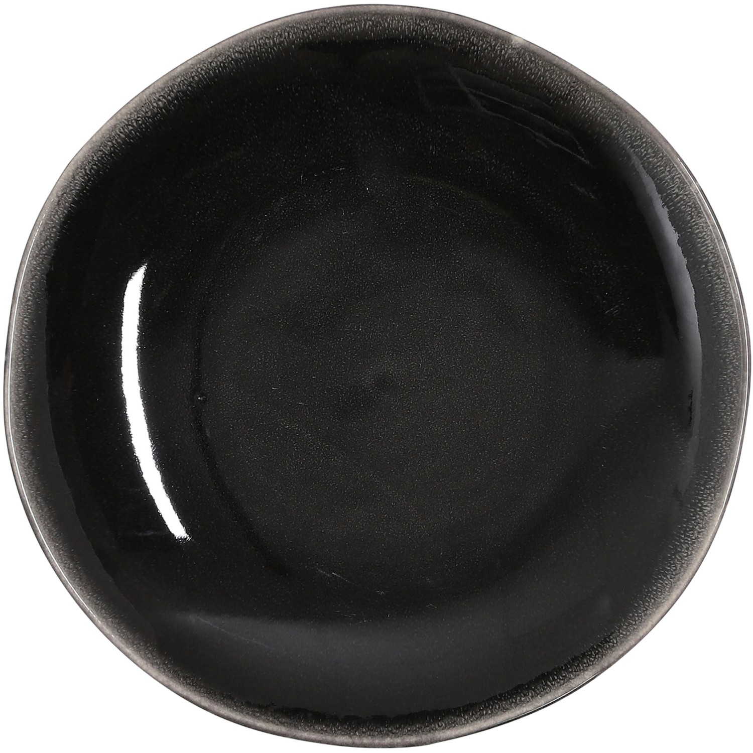 Mica Decorations Talíř Tabo černý, pr. 20,5 cm