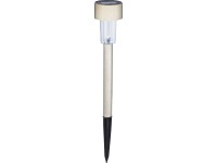 CMI LED solární svítidlo se zemním bodcem nerez