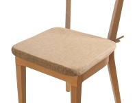 B.E.S. Podsedák se šňůrkami a zipem béžový 40 x 40 x 4 cm