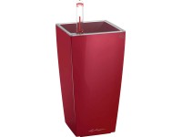 Lechuza Samozavlažovací květináč MINI CUBI šarlat.červ.lesk, 9,5 x 9,5 x 18,5 cm Lechuza Samozavlažovací květináč MINI CUBI šarlat.červ.lesk, 9,5 x 9,5 x 18,5 cm