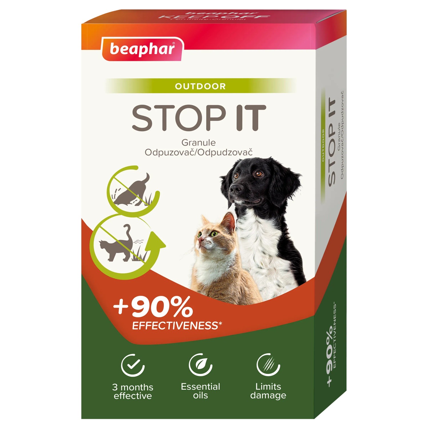 Granule Beaphar STOP IT odpuzovač venkovní pro psy a kočky 2x200g