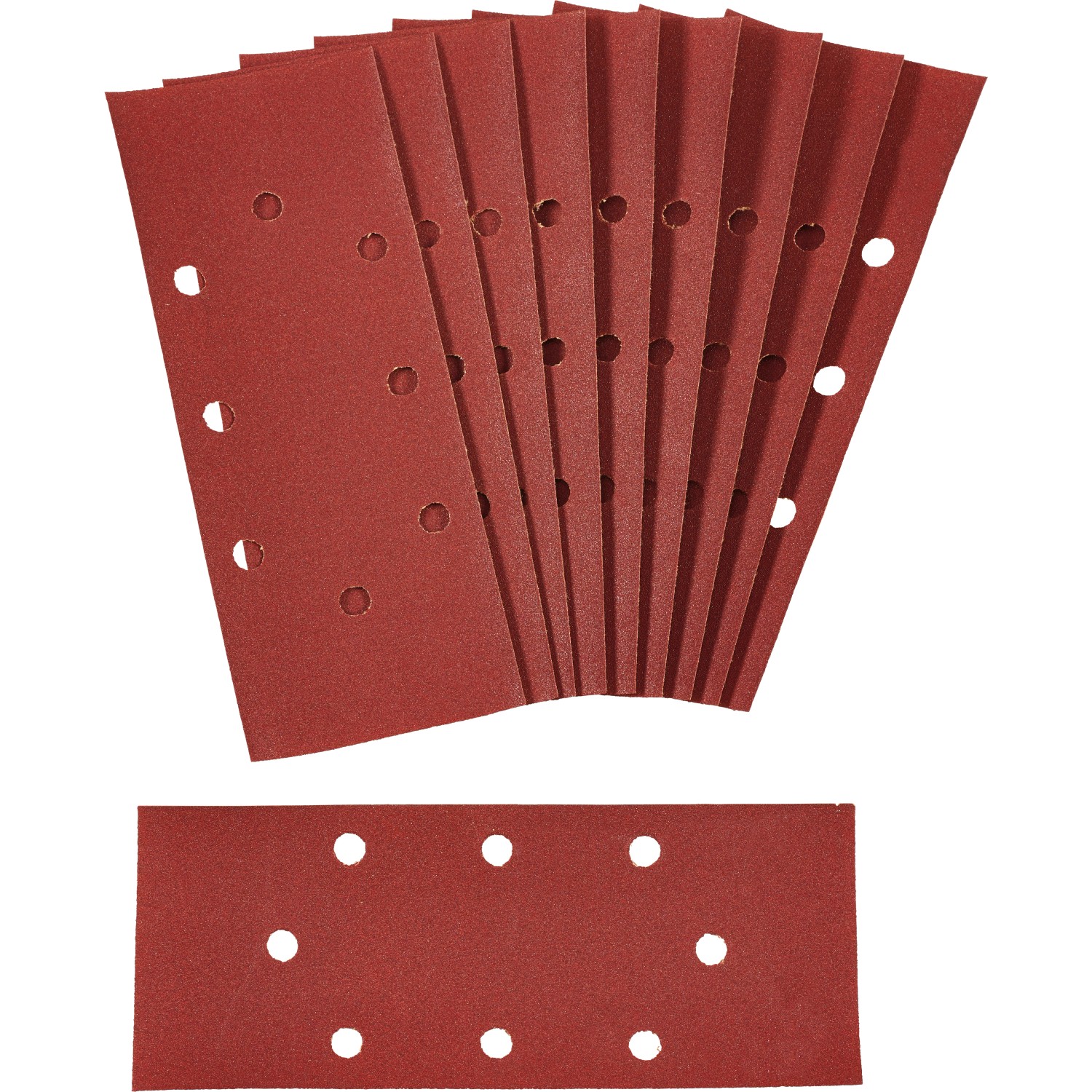 LUX Brusný papír Classic K120 uprostřed děrovaný, 10 ks, 93 x 230 mm