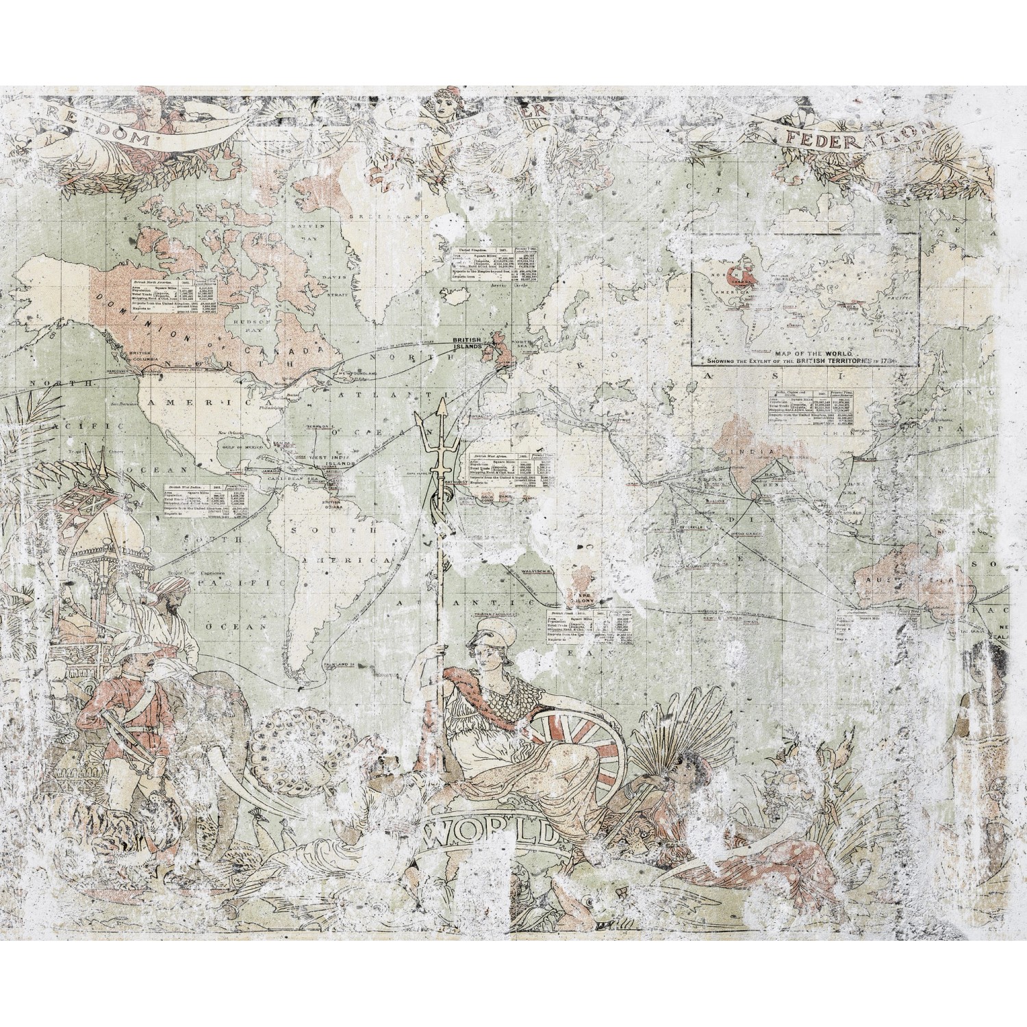 Komar Vliesová fototapeta British Empire 300 x 250 cm