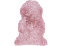 LUANA Pravá ovčí kůže starorůžová 60 x 85 cm