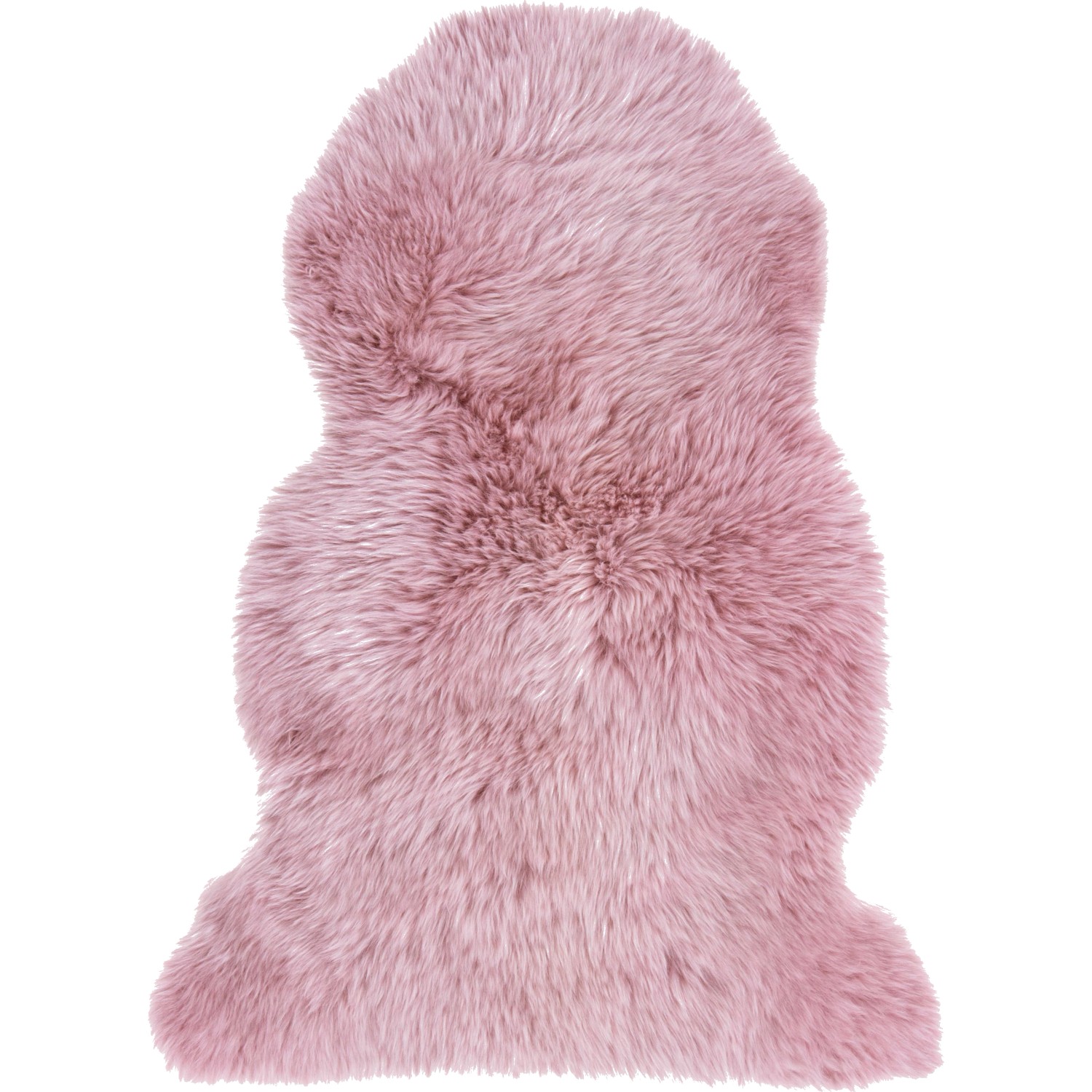 LUANA Pravá ovčí kůže starorůžová 60 x 85 cm