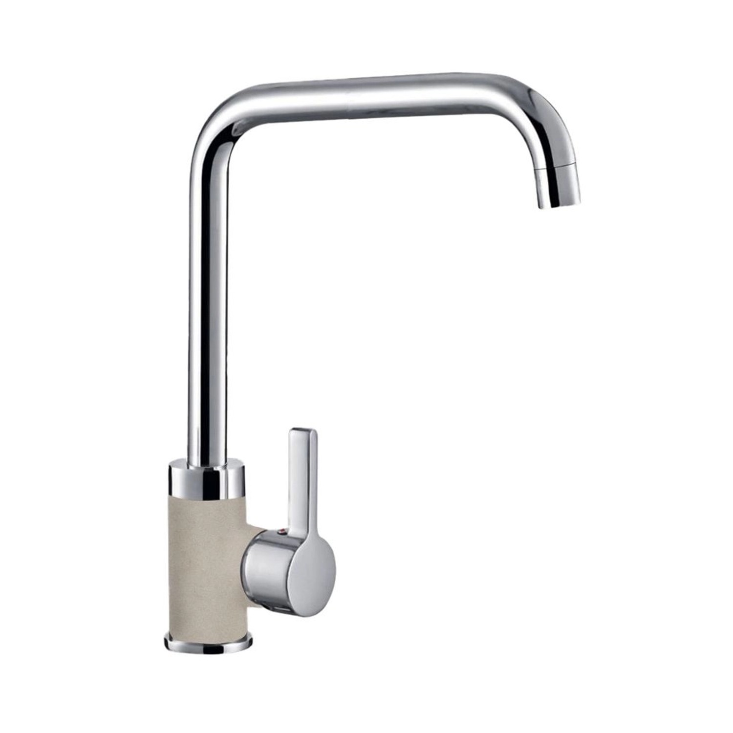 Pyramis Stojánková dřezová baterie Silvio Duo, béžová