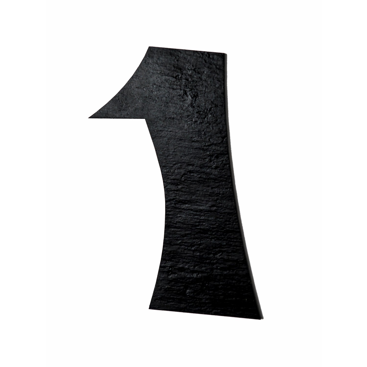 Číslice břidlicová 1, 21 cm x 14 cm