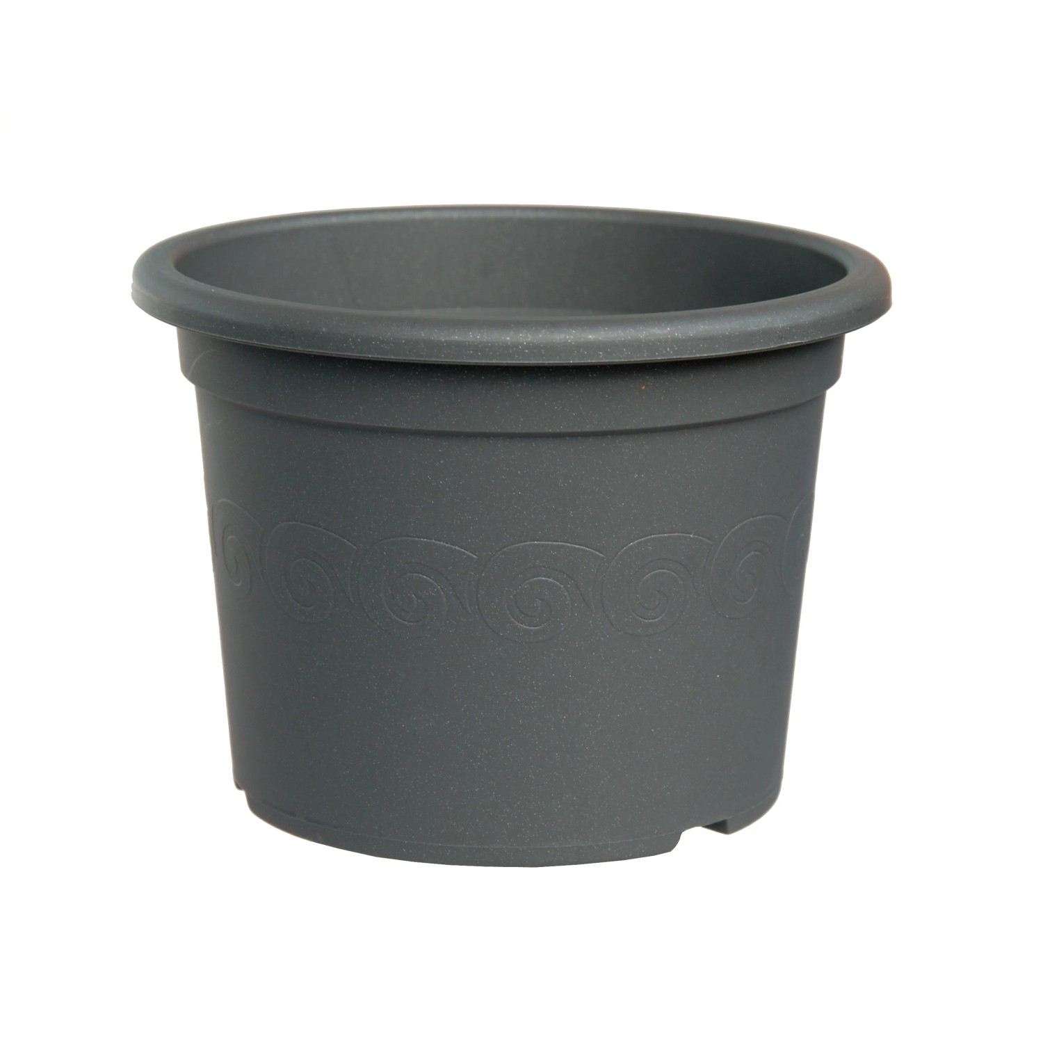 Plastia Blumentopf Narcis – Durchmesser 50 Cm, Anthrazit, Aus Hochwertigem Kunststoff