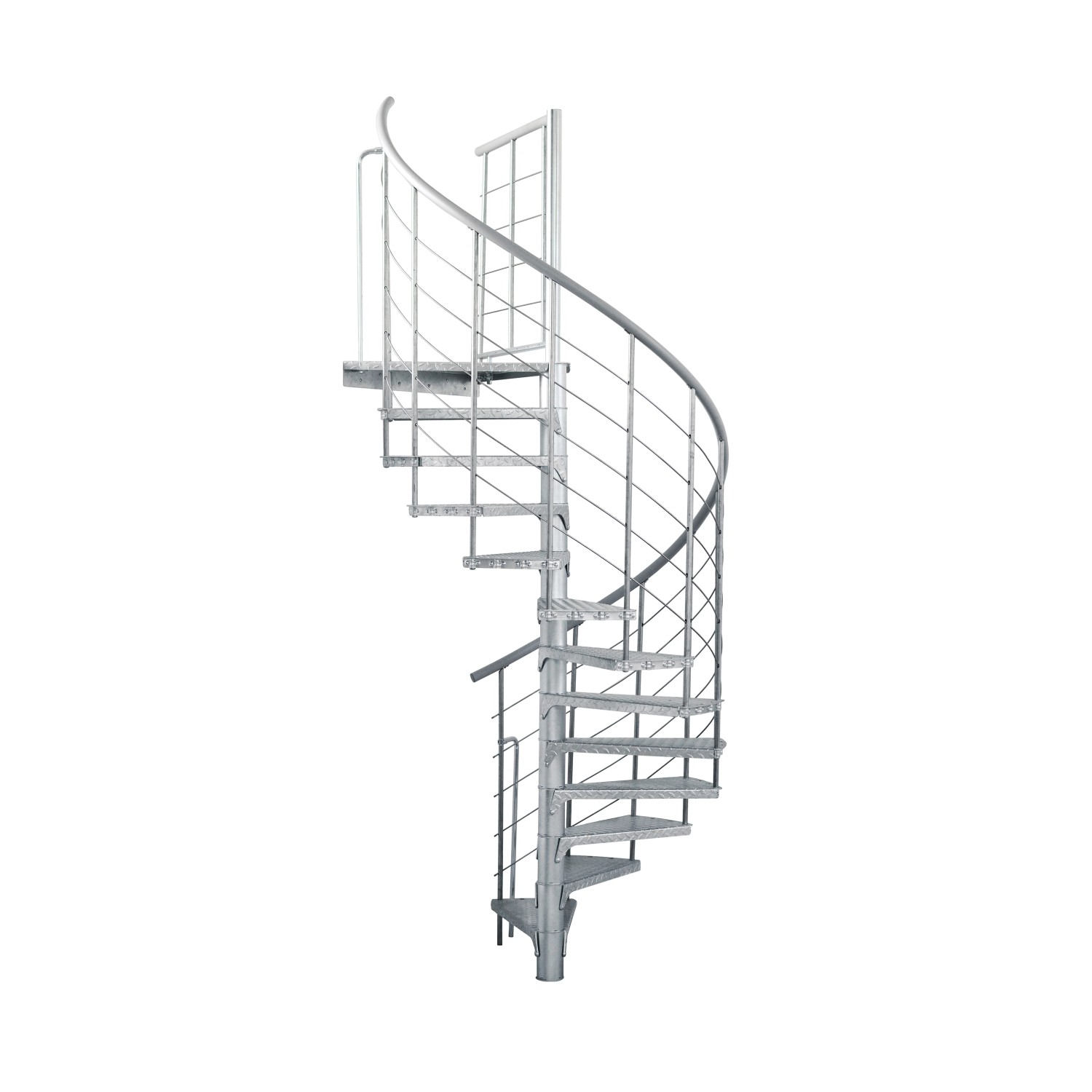 Minka STAIRS Venkovní točité schodiště Rondo Spino Zink Smart pr. 160 cm