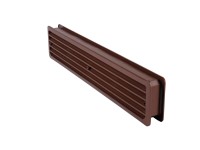 OBI Koupelnová větrací mřížka 460 mm x 92 mm hnědá