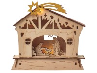 Vánoční dekorace betlém 18 x 16,5 cm