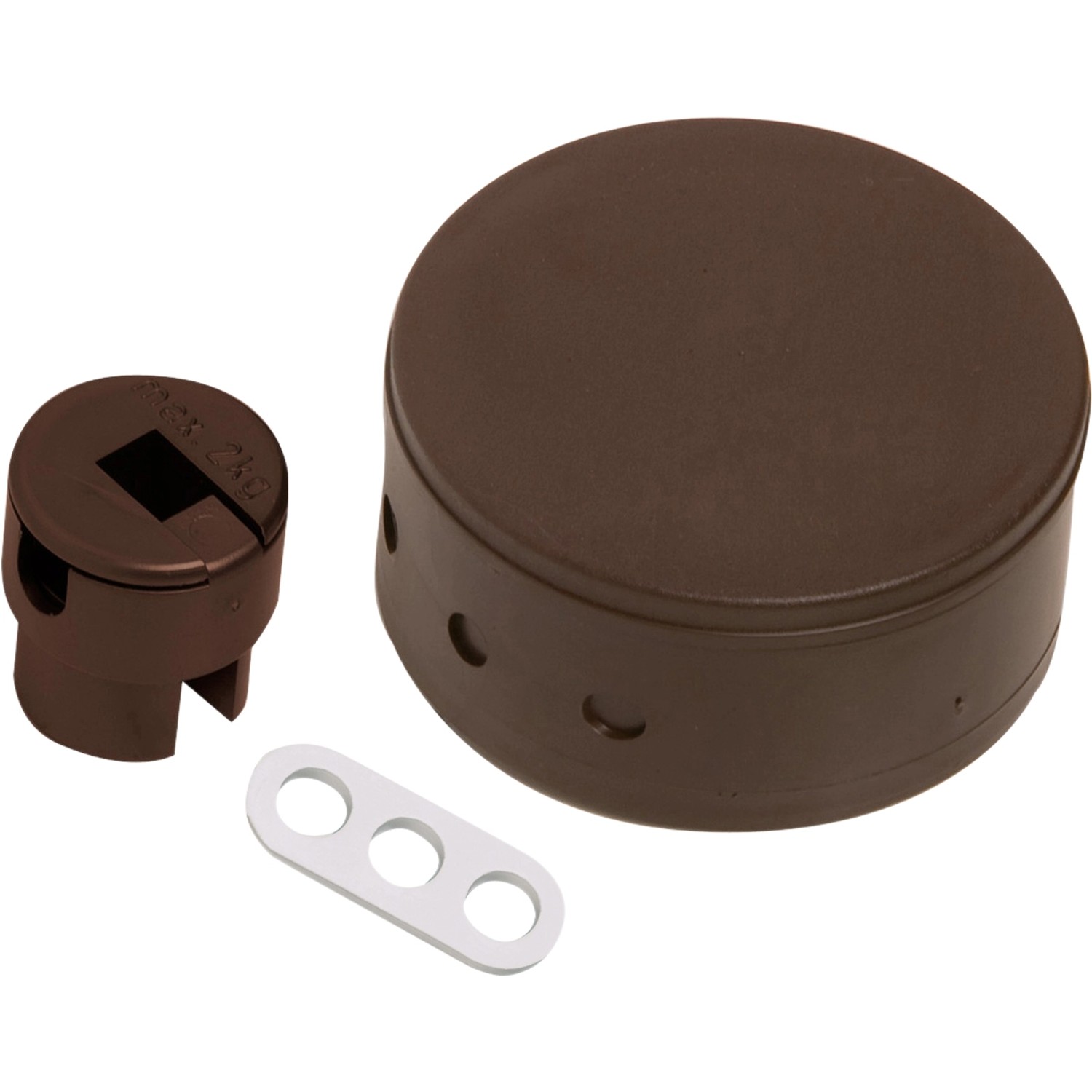 OBI Rozvodná krabice na strop, sada,   70 mm, hnědá