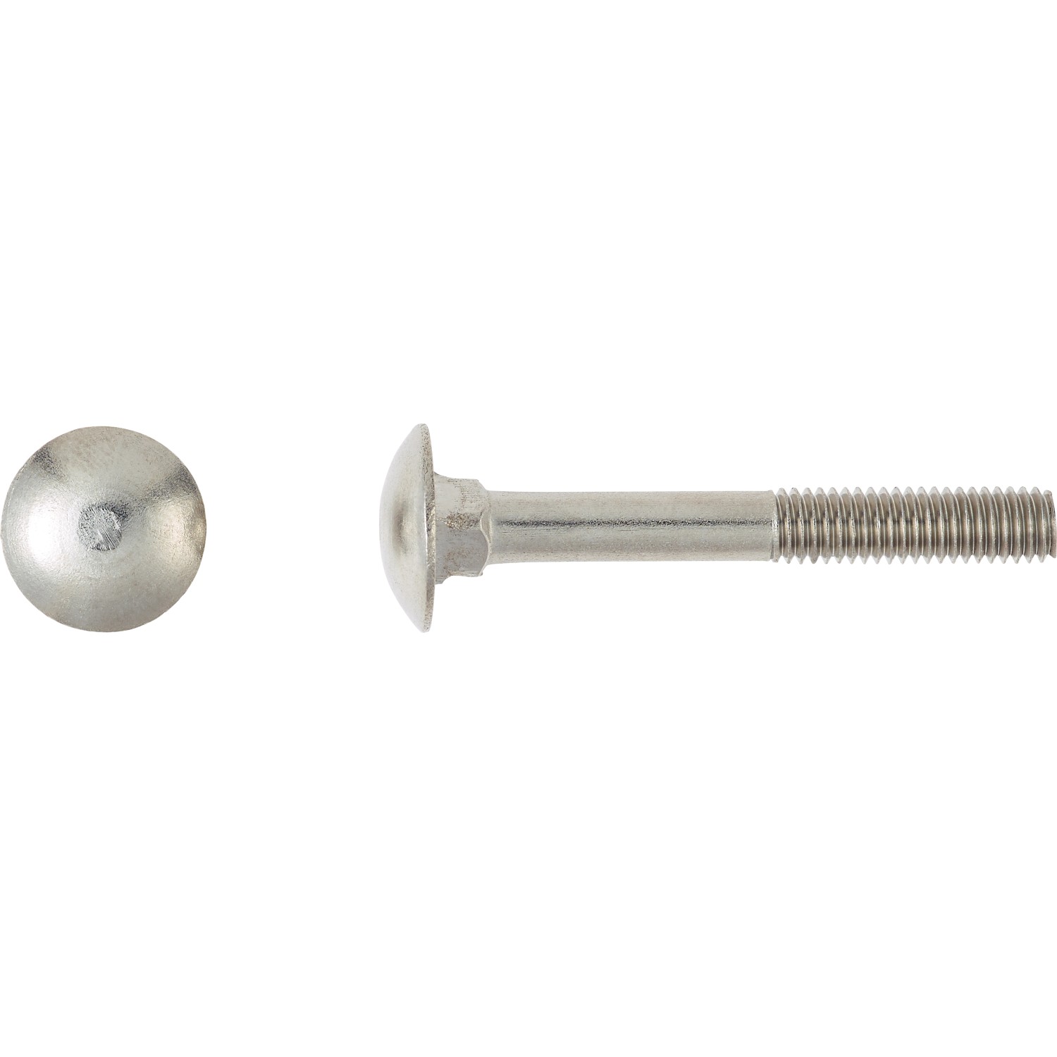 Vratový šroub M5 x 60 mm částečný závit ocel A2, 50 ks