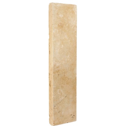 Travertinová palisáda Ivory Classic, 6x20x100 cm, přírodní kámen pro zahradu a terénní úpravy.