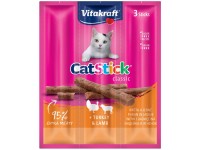 Vitakraft Pochoutka pro kočky Cat Stick Classic krůta a jehněčí 3 x 6 g, 3 ks
