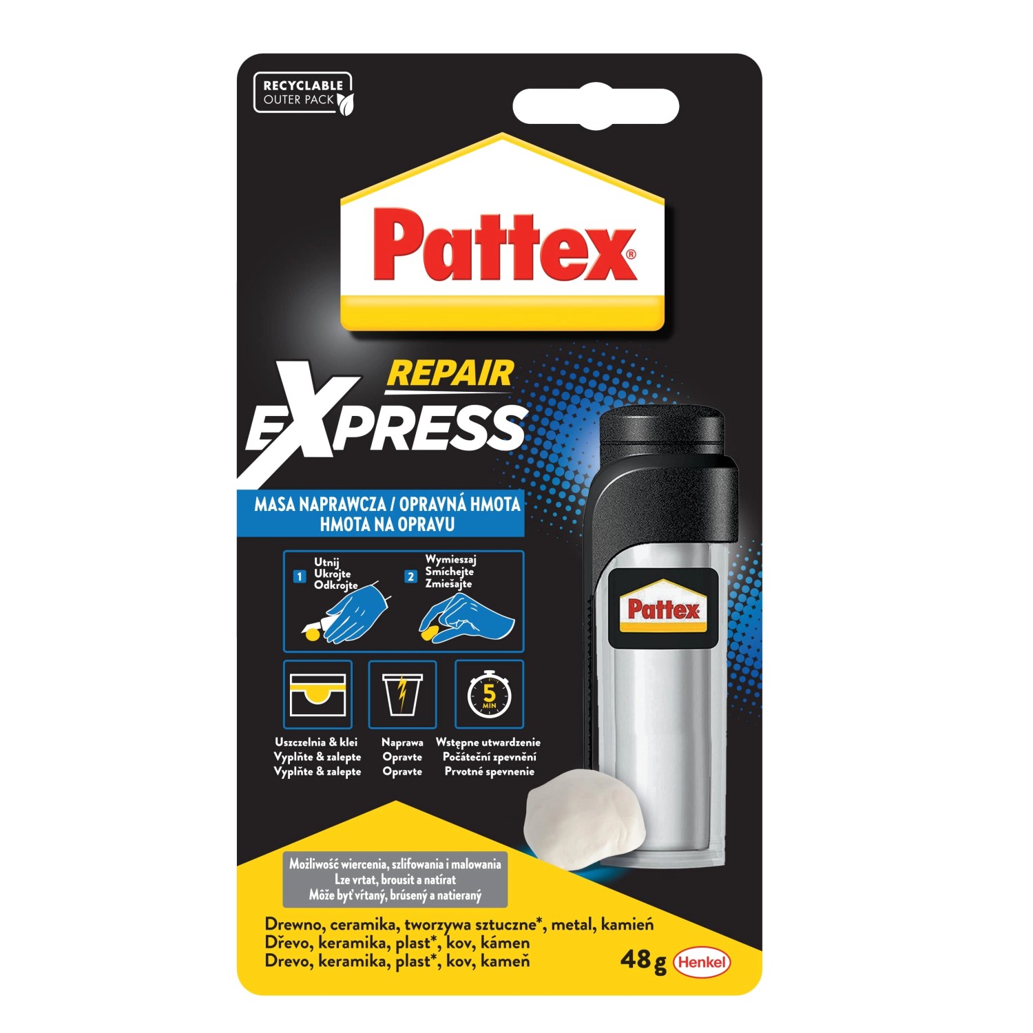 Pattex Epoxidová hmota na opravy REPAIR EXPRESS 48 g