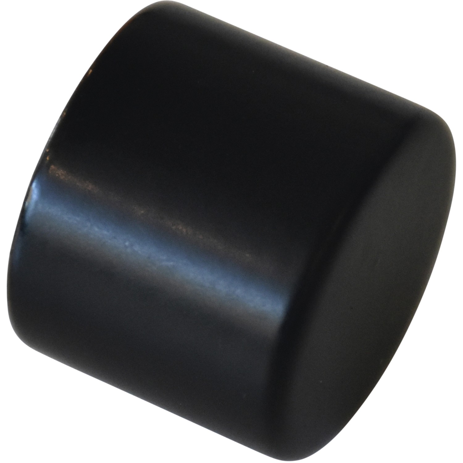 Gardinia Koncovka Chicago, černá matná, 2 ks, pr. 2 cm