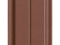 Budmat Plechová plotovka Spazio rovná hnědá 9 x 115 x 1200 mm