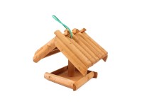 Závěsné dřevěné krmítko 20 x 20 x 24 cm Závěsné dřevěné krmítko 20 x 20 x 24 cm