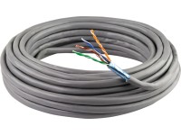 Schwaiger Síťový kabel FTP CAT 5e 25 m šedý