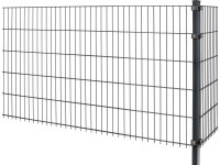 Floraworld Drátěný plotový panel, dvojitý 6/5/6, antracitová, 103 x 201 cm Floraworld Drátěný plotový panel, dvojitý 6/5/6, antracitová, 103 x 201 cm