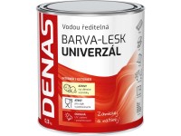 Denas Vrchní barva na dřevo, kov a beton Univerzál-lesk, 0100 bílá, 300 g