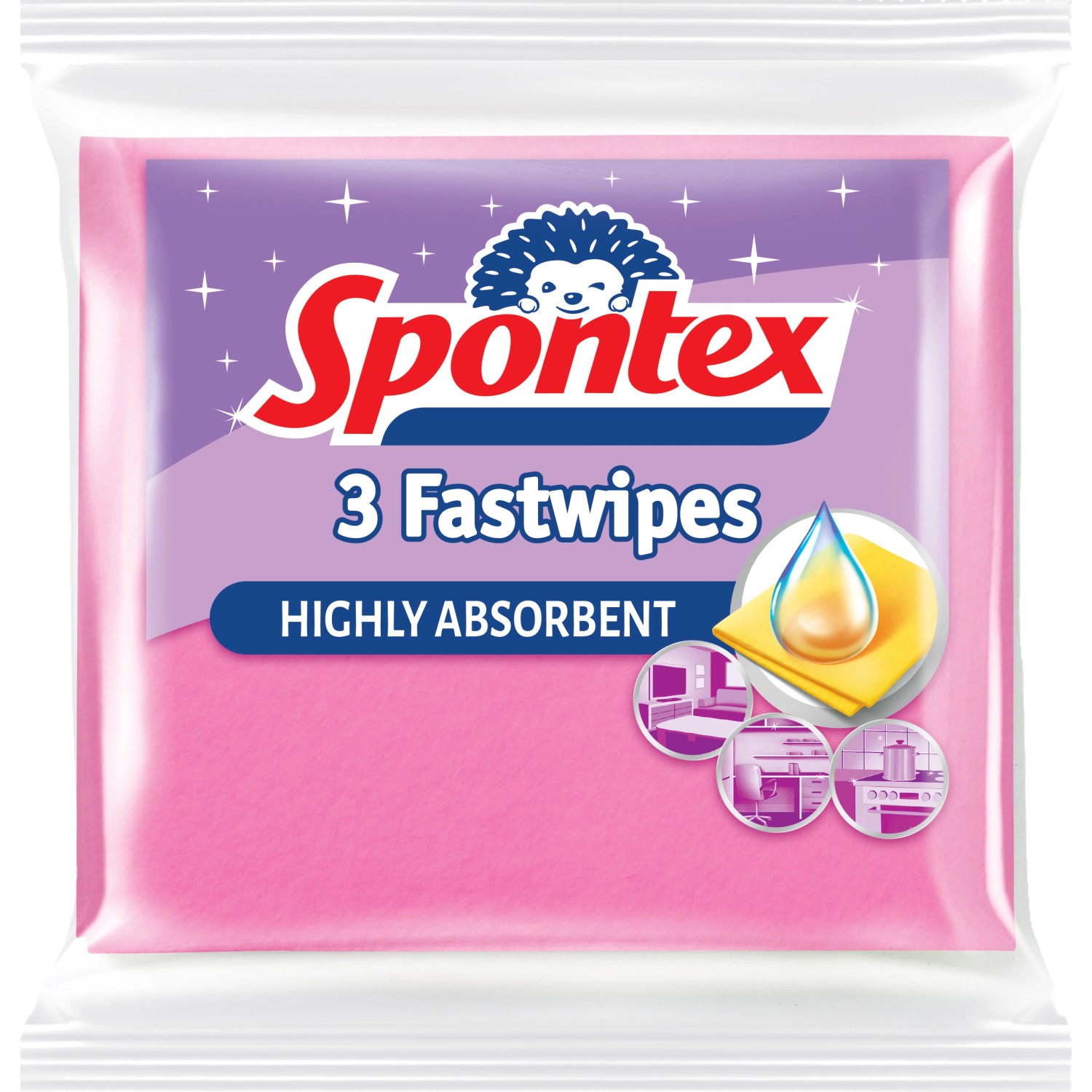 Spontex Fast Wipes utěrka 3ks
