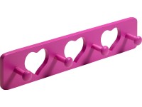 Hettich Dětský věšák Srdíčka 3 háky