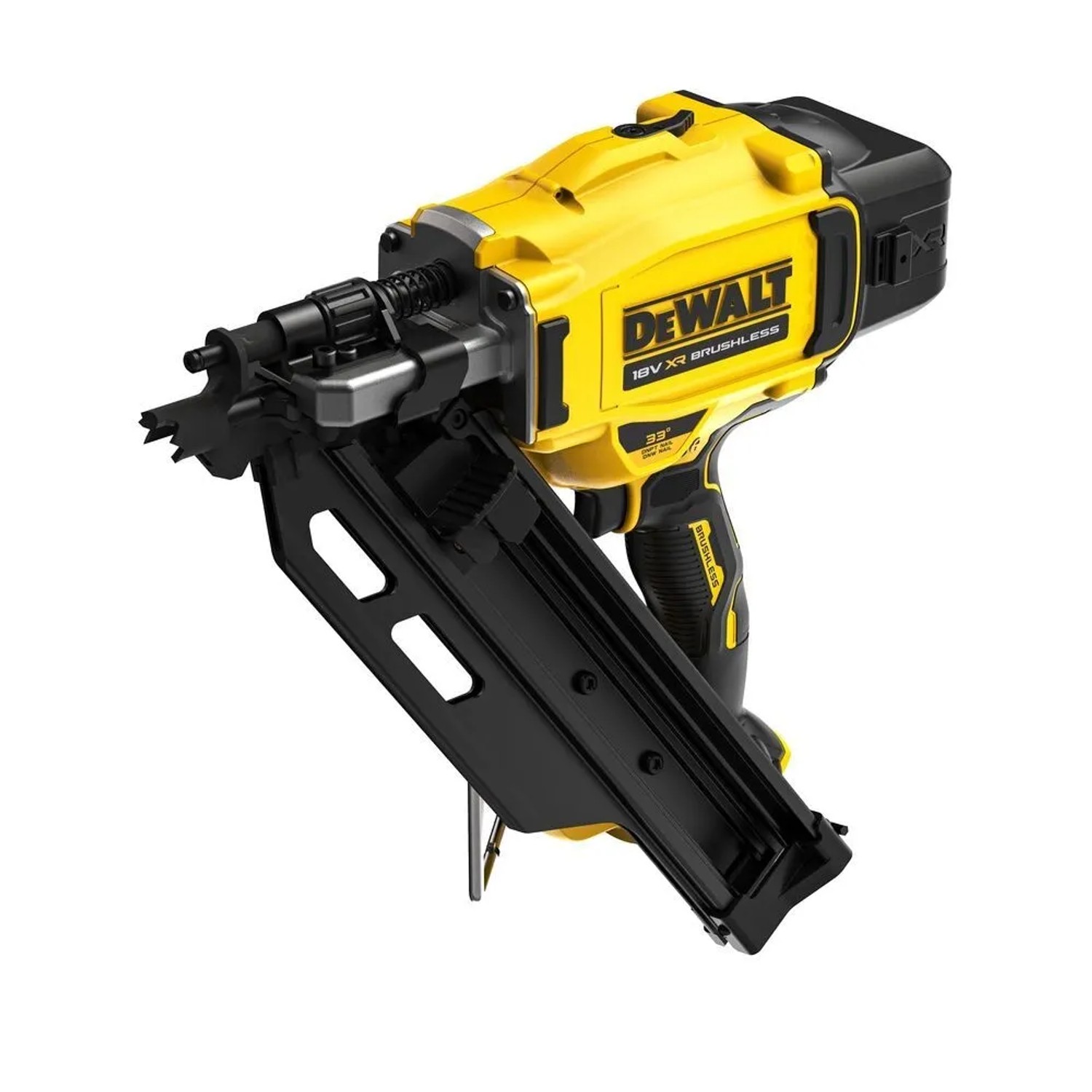 DeWALT 18V XR Aku bezuhlíková tesařská hřebíkovačka DCN930N-XJ Solo