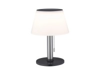 Paulmann Solární LED lampa Lillesol IP44 3000K 45lm, nerez/bílá, pr. 20 x 28 cm
