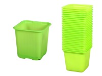 Květináč výsadbový zelený, 6 x 6 x 6,3 cm, 25 ks Květináč výsadbový zelený, 6 x 6 x 6,3 cm, 25 ks