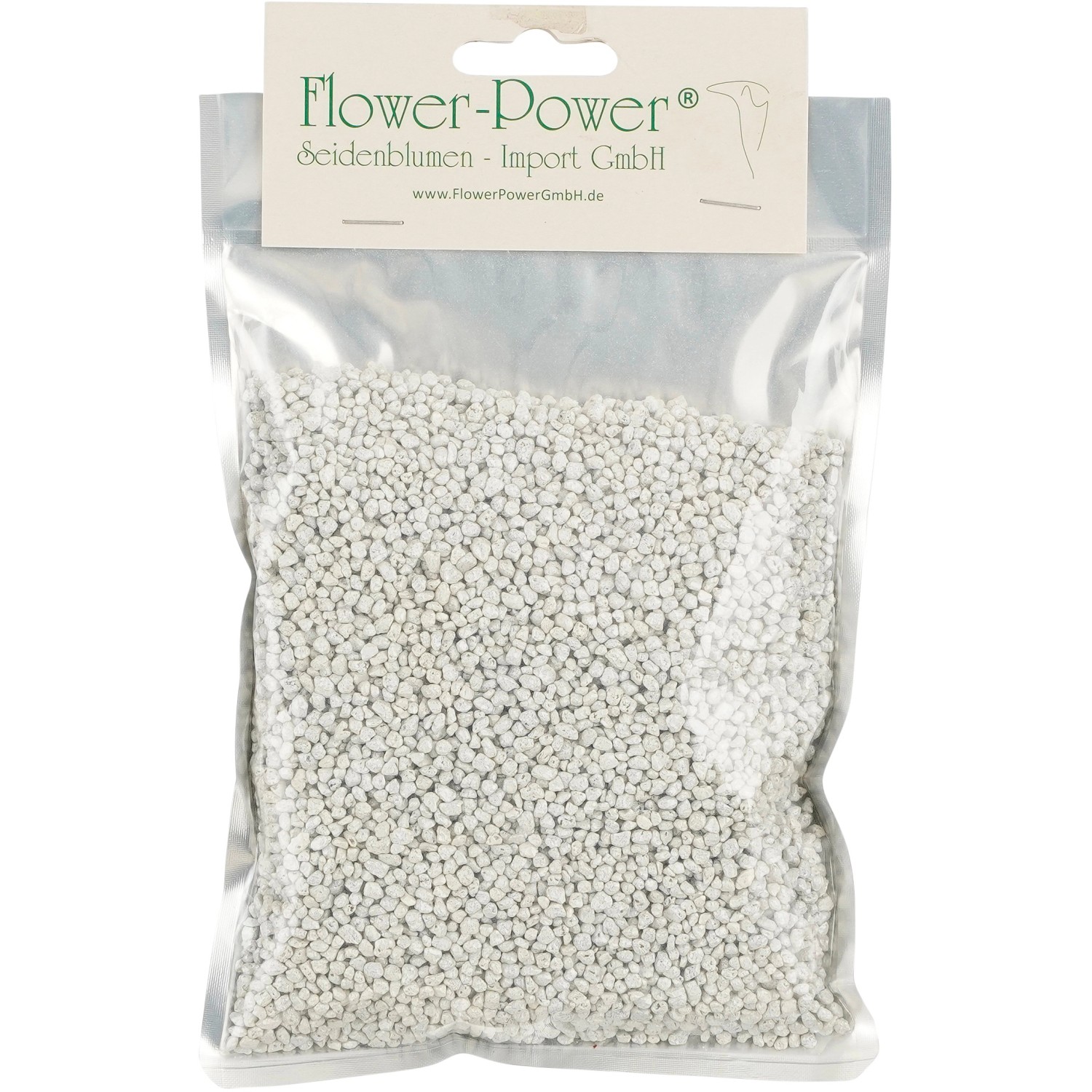 Mica Decorations Dekorativní granule, bílé, 500 g